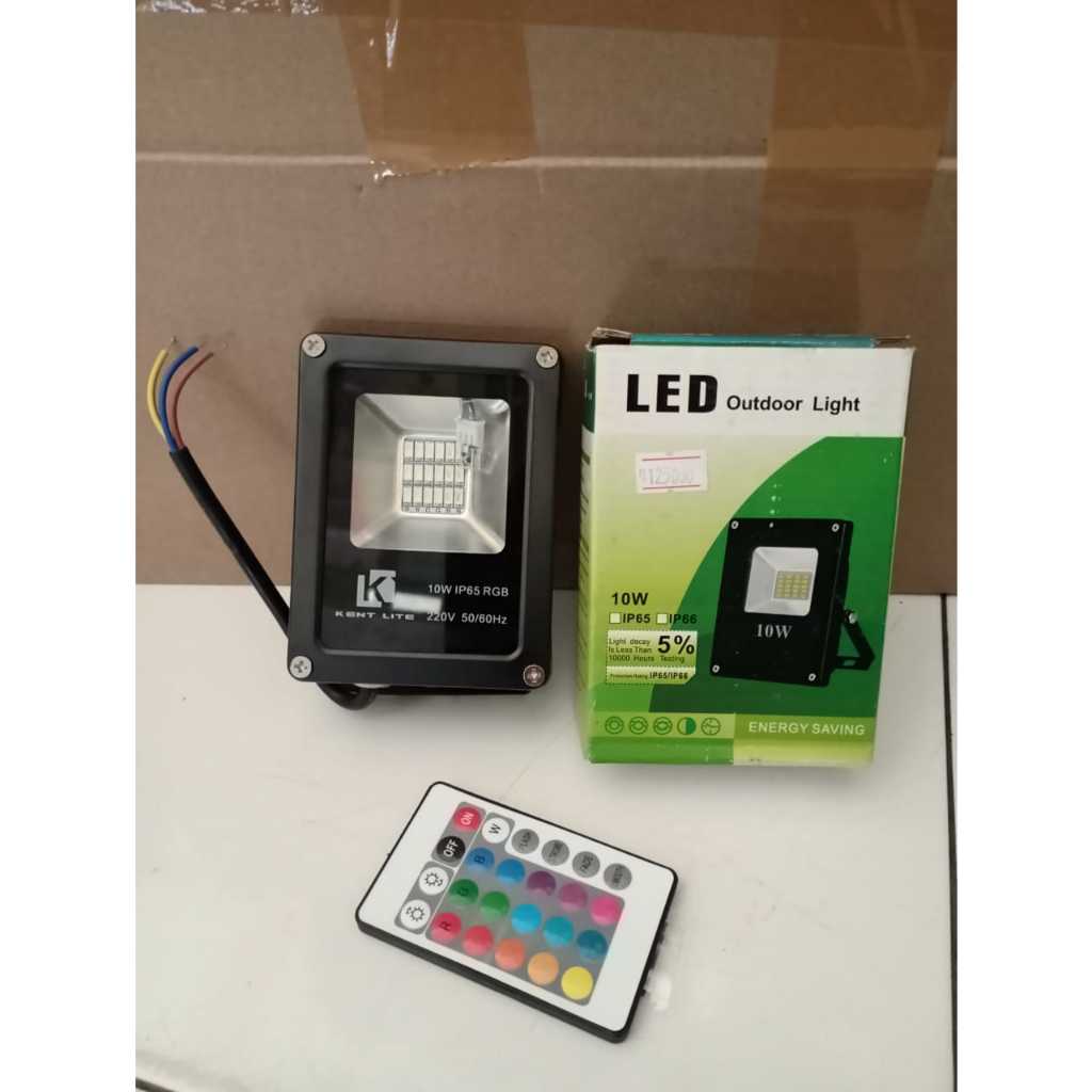 Lampu Sorot RGB 10W / 10Watt Warna Warni
