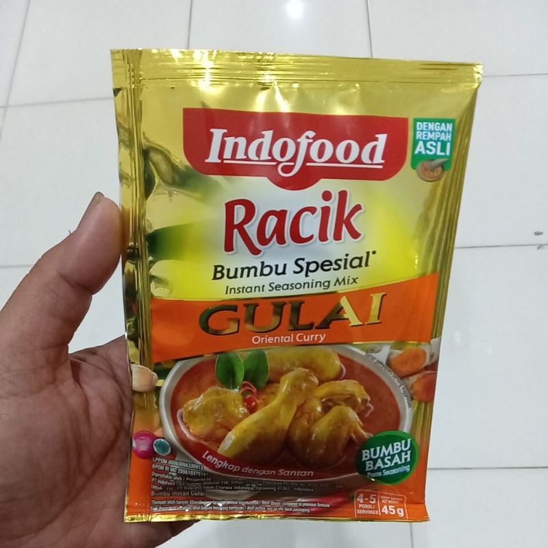 

Mahbubah - Indofood Racik 45 g Bumbu Spesial Gulai
