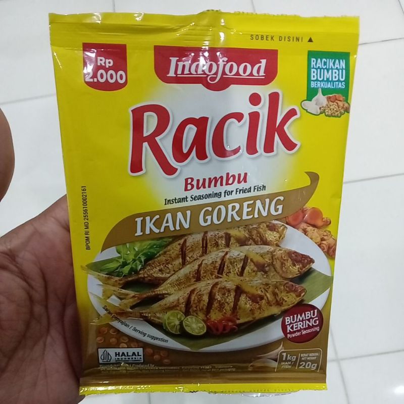 

Mahbubah - Indofood Racik 20 g Bumbu Instant Ikan Goreng