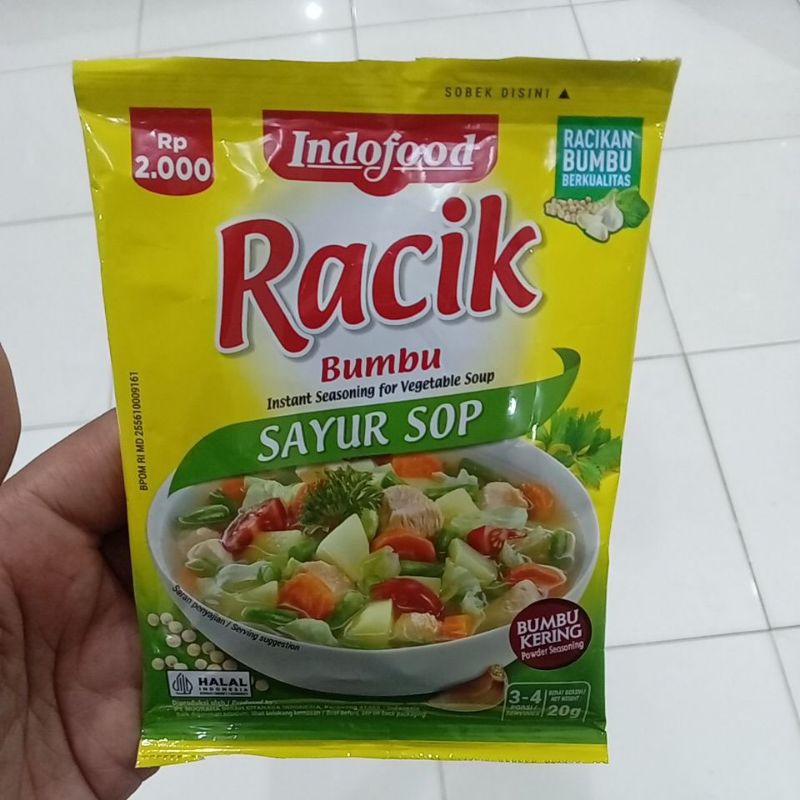 

Mahbubah - Indofood Racik 20 g Bumbu Instant Sayur Sop