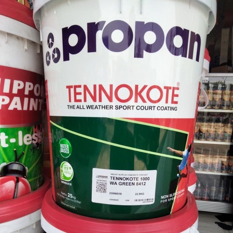 CAT LAPANGAN TENNOKOTE GREEN PAIL