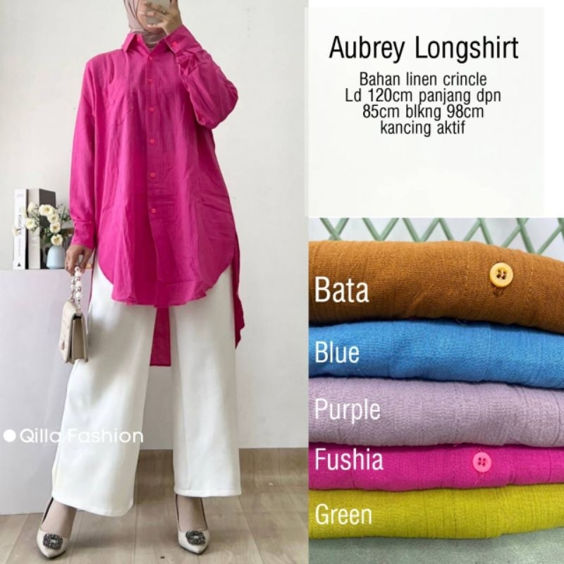 AUBREY LONG TUNIK LINEN CRINKLE 2910