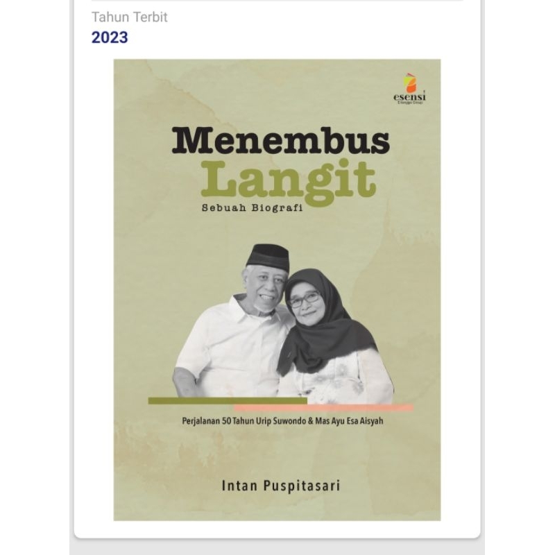 ORI buku menembus langit sebuah biografi edisi terbaru penerbit esensi