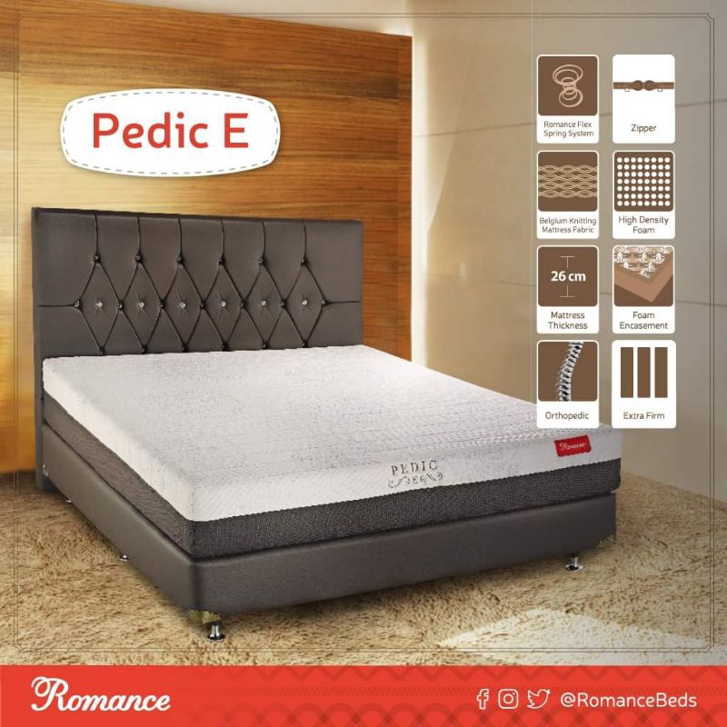 SPRING BED PEDIC E TERLARIS SPRING BED MODERN SPRING BED ROMANCE ORI.SPRING BED ROMANCE KASUR ROMANC