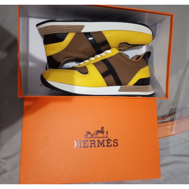 SEPATU Hermes PRIA ORIGINAL IMPORT CASUAL SNEAKER