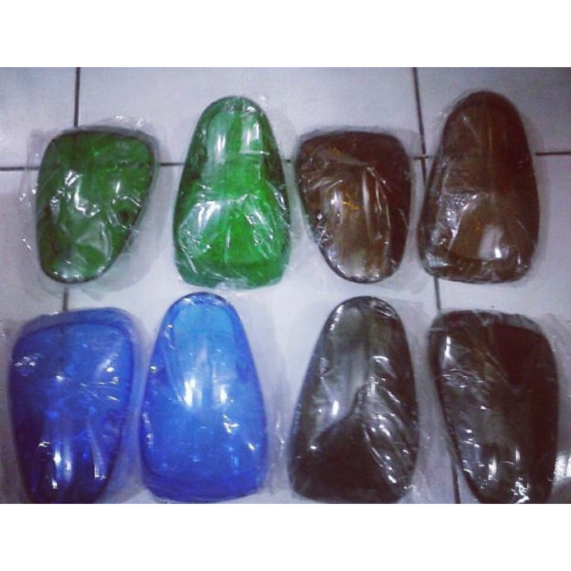 MIKA STOPLAMP SCOOPY KARBU WARNA TRANSAPARAN LED KACA LAMPU BELAKANG OLD ORIGINAL THAILAND
