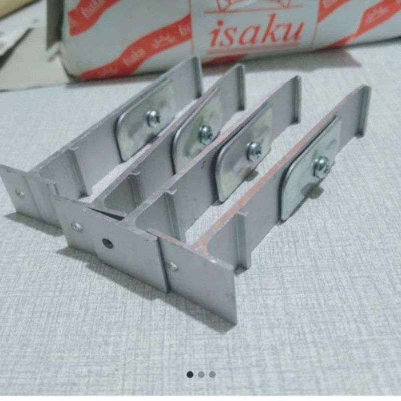 KAKI REL KOTAK DOUBLE - BRACKET RELL - RAIL GORDEN