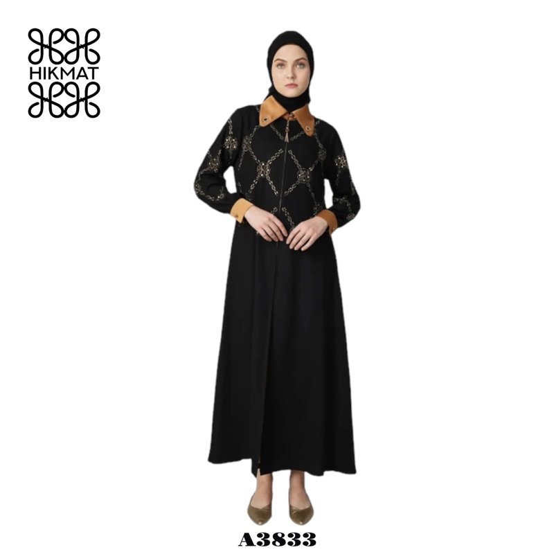 SALE 15% - ABAYA HIKMAT FASHION ORIGINAL A3833