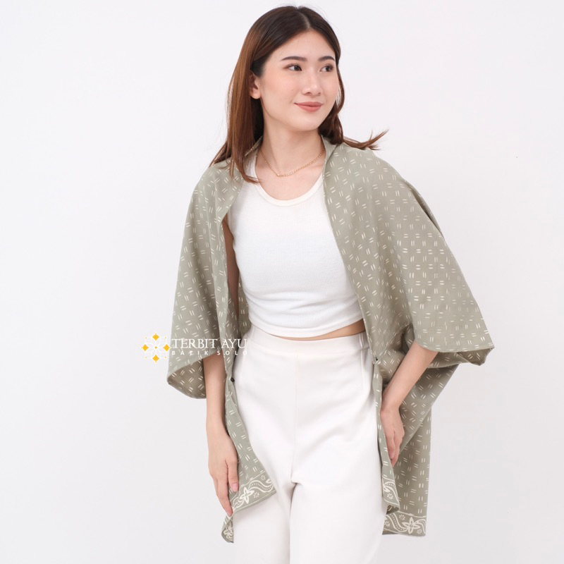 JELITA - Scarf Batik Rayon Jumputan | Outer Jumputan Shibori