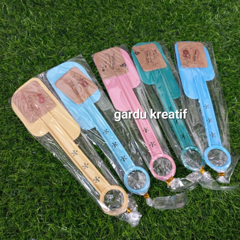 ISI 25 PCS SOUVENIR PERNIKAHAN SPATULA SODET KEMAS PLASTIK / SOVENIR PERNIKAHAN / SOFENIR PERNIKAHAN