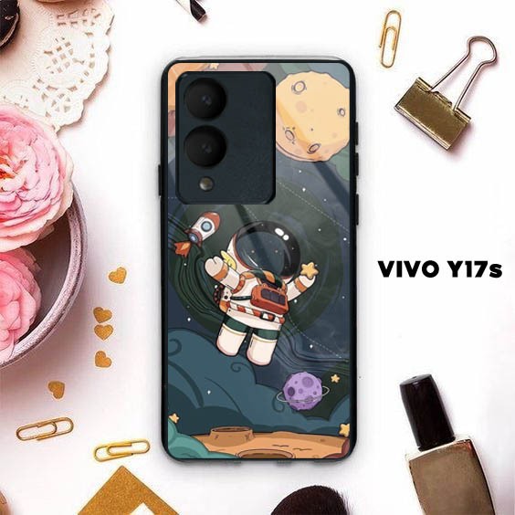 Softcase Glass Hp Vivo Y17S [NK156] Case Vivo Y17S | Kesing Vivo Y17S | Softcase Vivo Y17S | Kesing 
