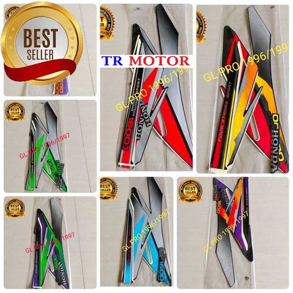 Stiker Motor GL PRO GLPRO Neotech 1996 1997 1998 Sticker Striping Lis Full Set Motor