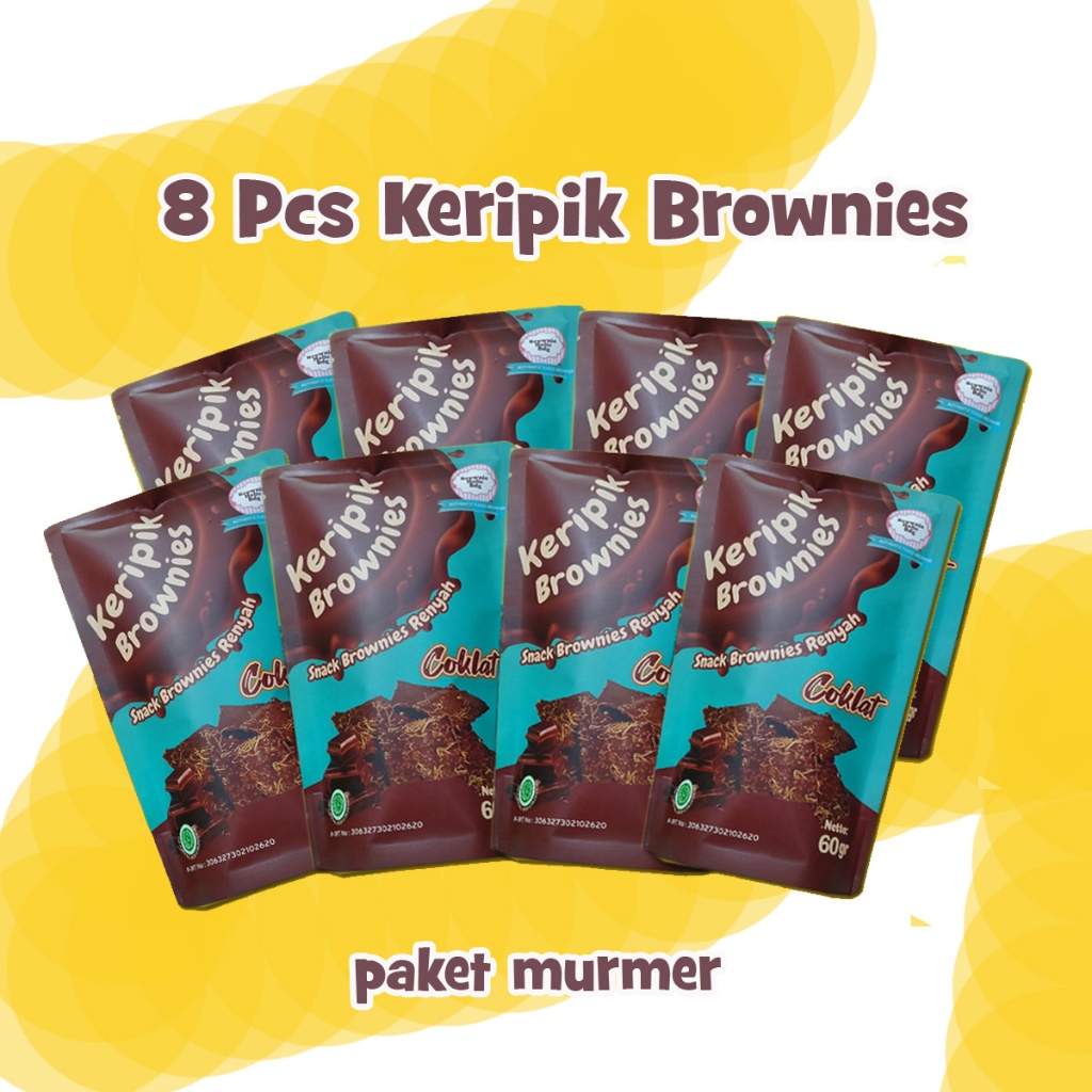 

8 Pcs Keripik Brownies Crispy Brownieholicbdg