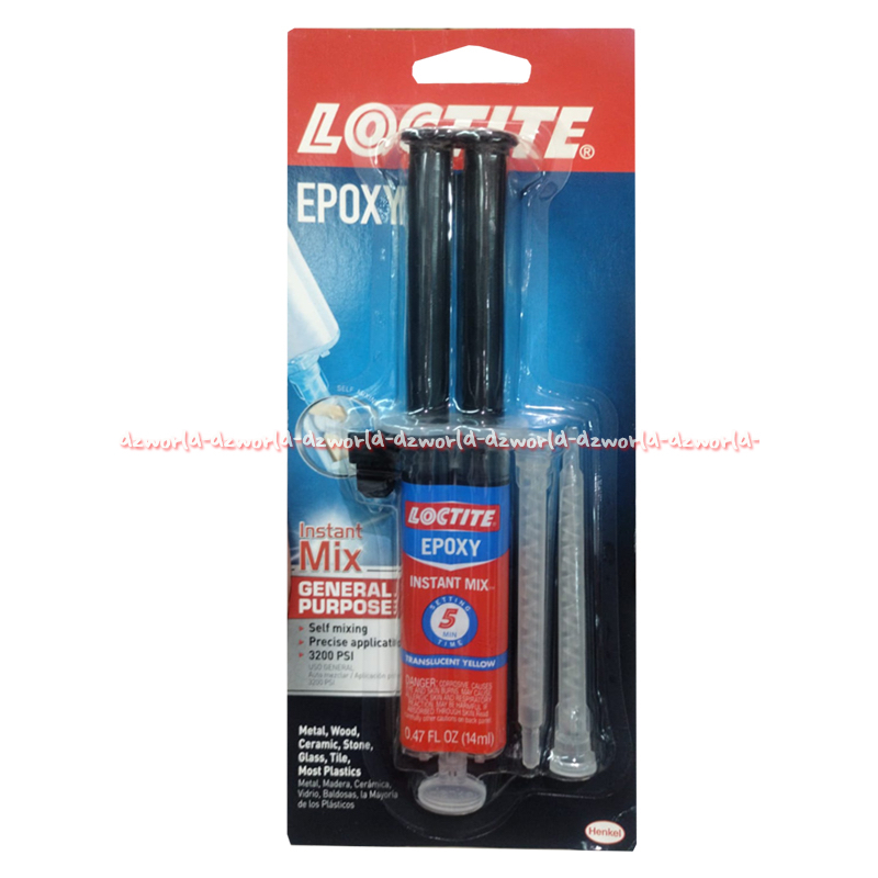 

Loctite Epoxy Instant Mix 14ml Lem Serbaguna Perekat Multifungsi Loctitte Loktite Loktait Glue Epoxi Epoksi