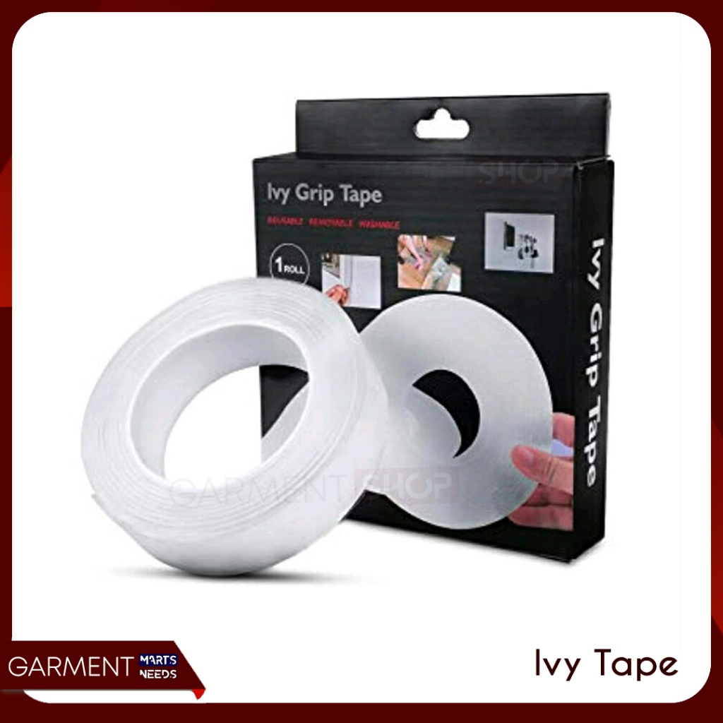 

IVYTAPE - Ivy Grip Tape Double Tape Kuat Multifungsi Adhesive Nano Tape Besar