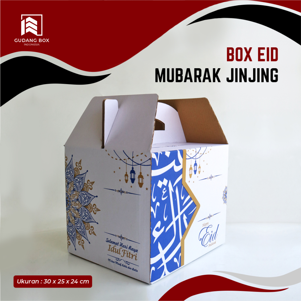 

Kardus Box Parcel "IDUL FITRI" - Uk. 30 x 25 x 24 cm Karduslebaran/Parcelbox/Kardus/Giftbox