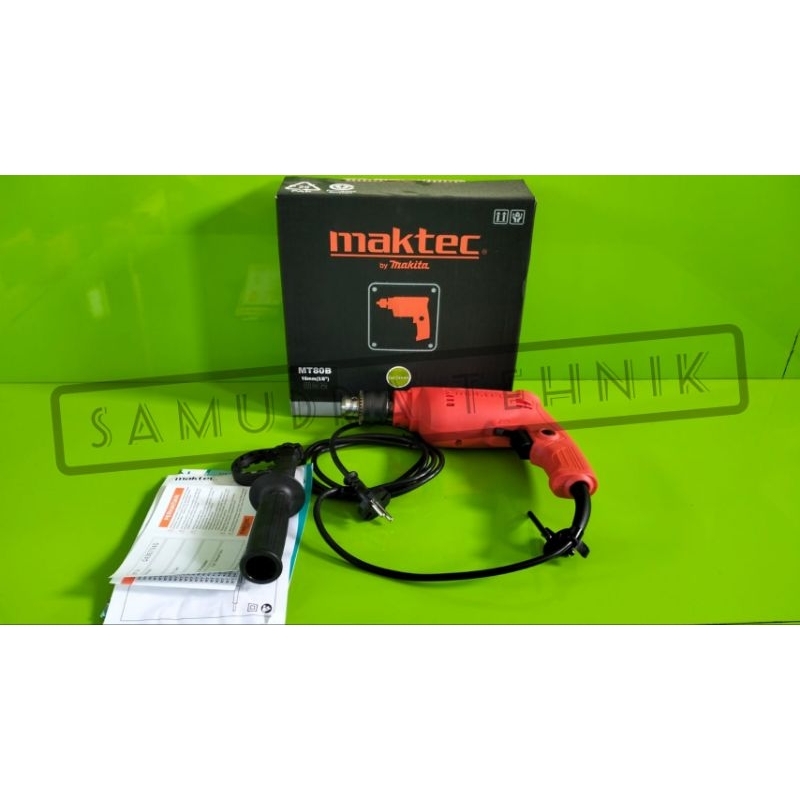 MESIN BOR KAYU & BETON LISTRIK 16mm MAKTEC MT80B - IMPACT DRILL 16mm
