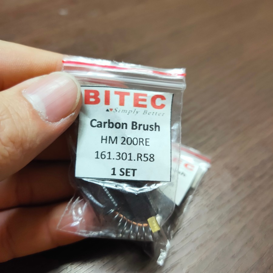 Carbon brush BITEC HM200RE CB HM 200 Areng bor HM200 Spul arang skul