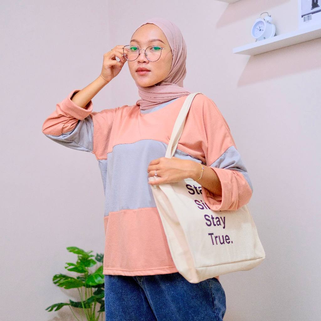 Kaos Wanita Lengan Panjang Wanita Muslim