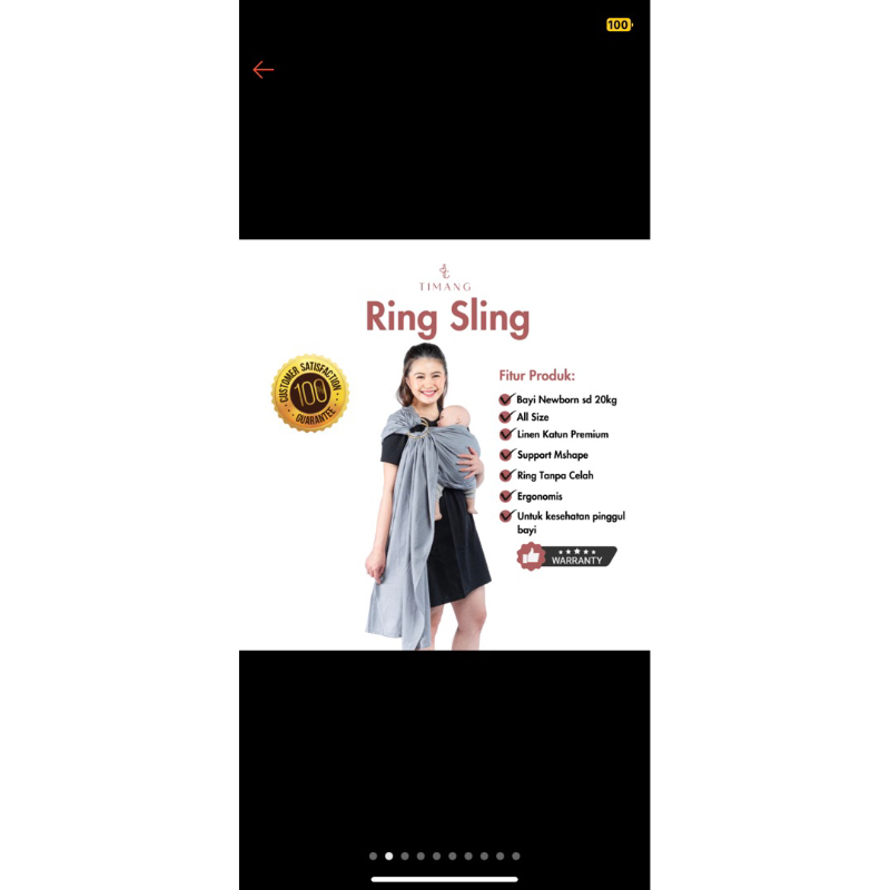 Preloved Gendongan Timang