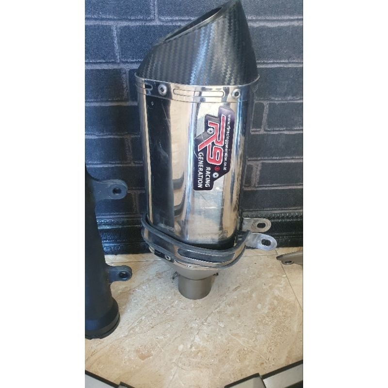 Slip on R9 Motegi inlet 51mm ninja 250fi old second