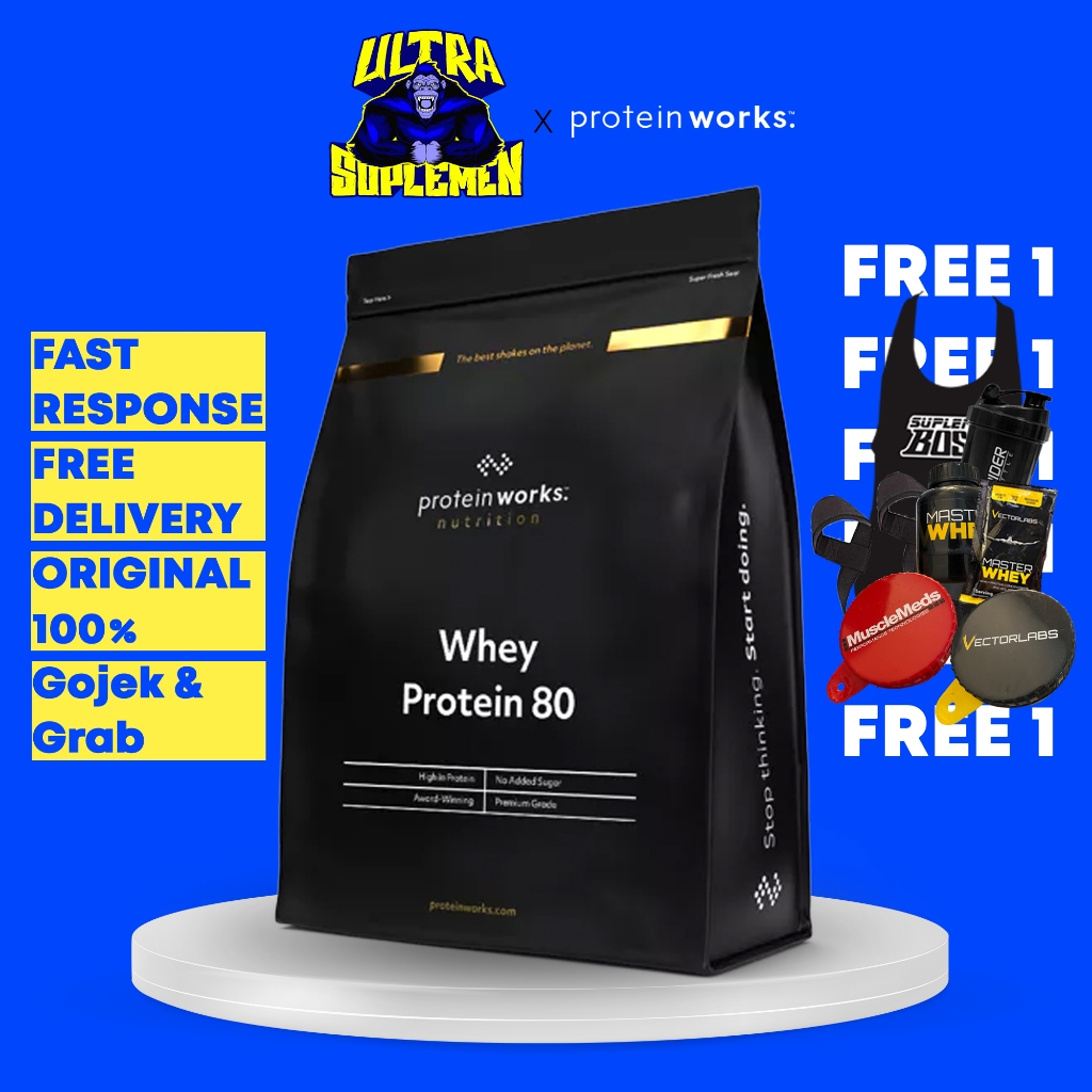 PROTEIN WORKS WHEY PROTEIN 80 2KG UK