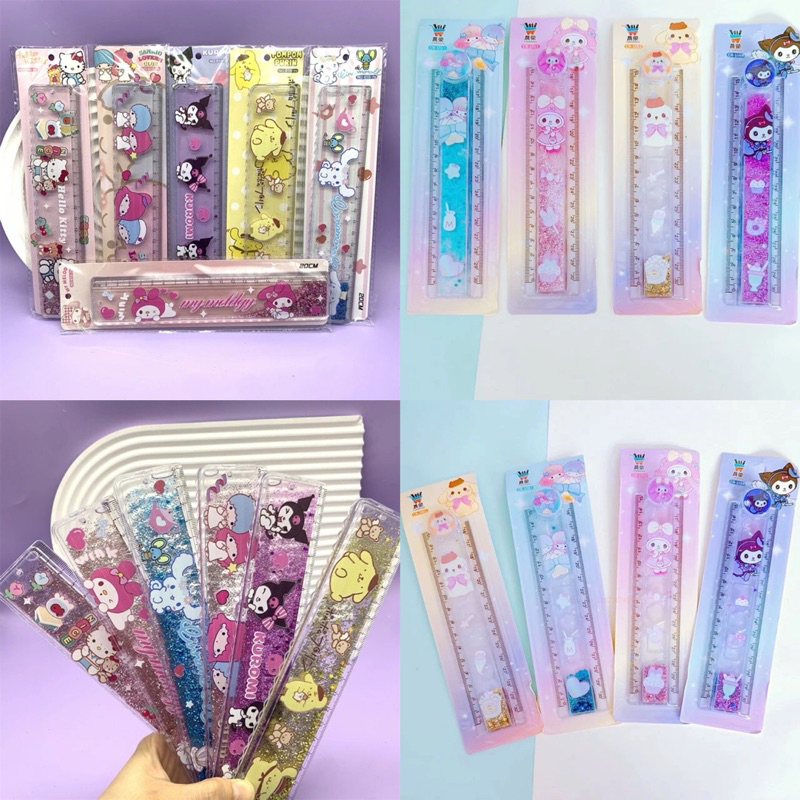 

Sanrio Quicksand Ruler 30cm dan 20cm