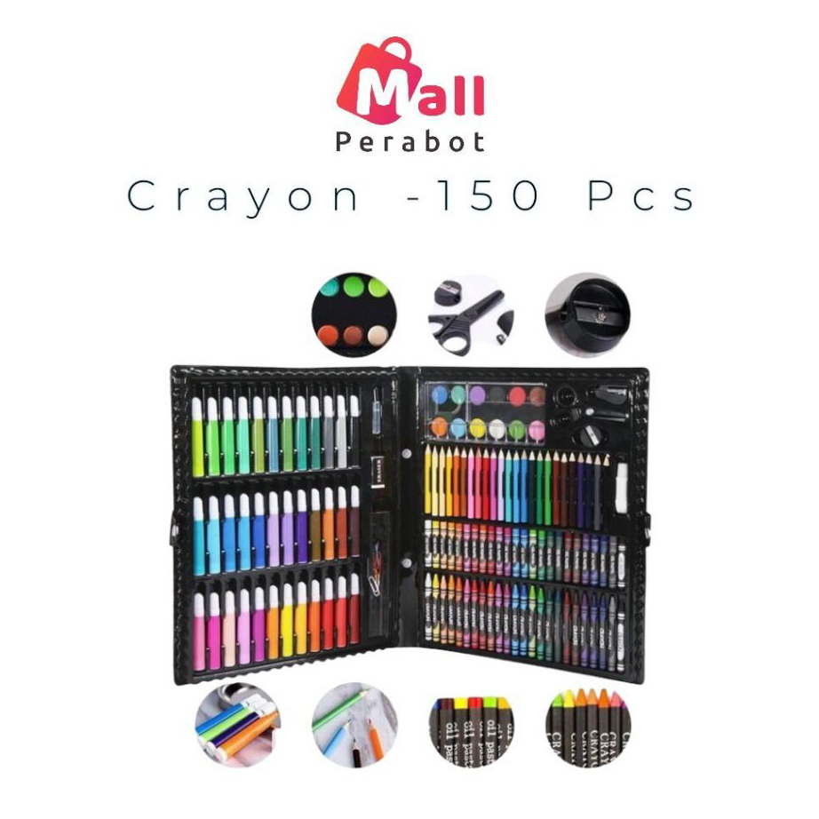 

Ready Stock Mall Perabot | Crayon Warna Anak Set 208 & 150 Pcs | Art Full Set | Krayon Mewarnai Anak | Pensil Warna | Perlengkapan Mewarnai Lukis Kirim Sekarang