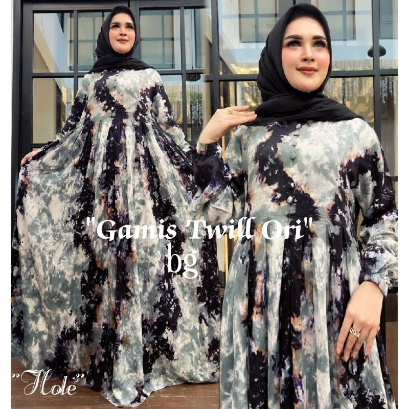 Gamis Twill Ori Bg collection Motif Hole