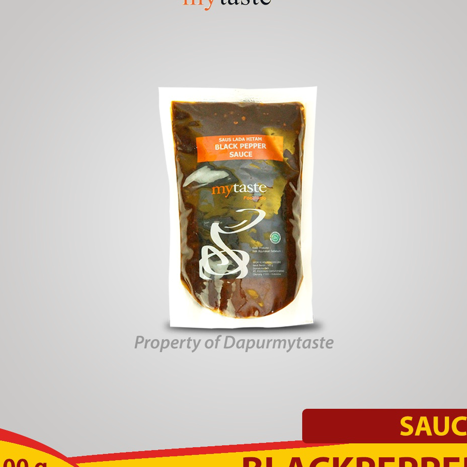 

Big Sale My Taste Blackpepper Sauce / saus lada hitam 100 Gram Promo