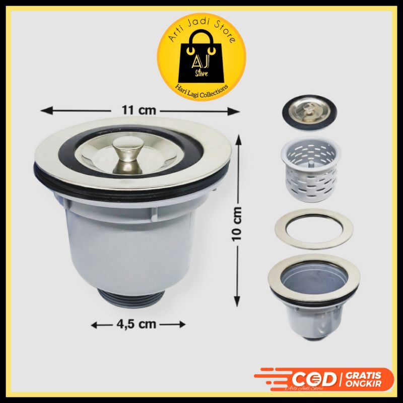 Saringan Afur PVC Bak Cuci Piring VPR