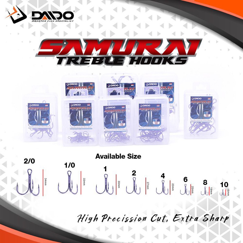 pc daido samurai trible hooks