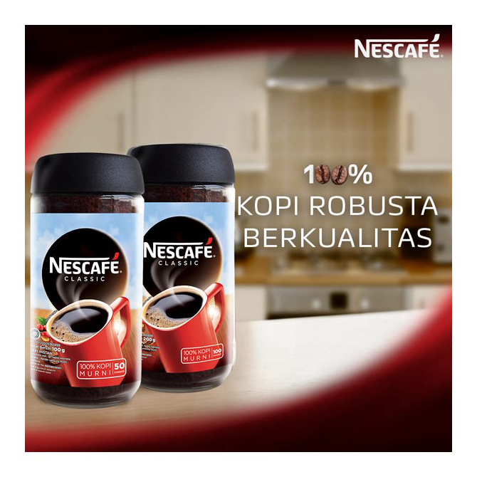 

Terkini NESCAFE Classic Kopi Instan Hitam 60 x 2g