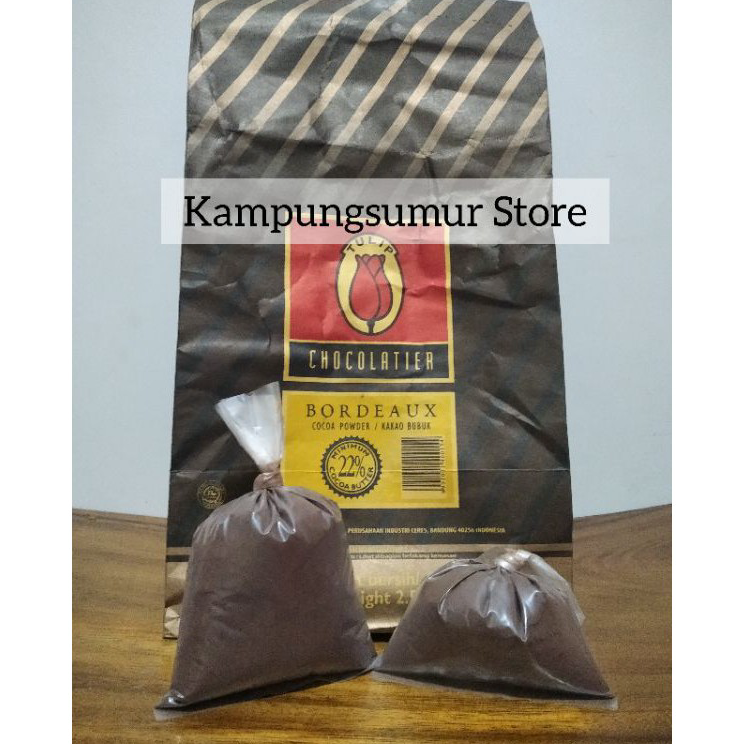 

↔✢❅ Coklat Bubuk Tulip Bordeaux Cocoa Powder 50 gr, 100 gr, 250 gr