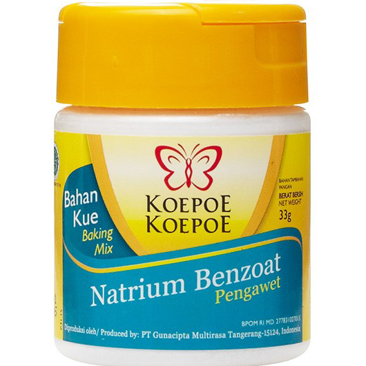 

Terbaru BAHAN KUE NATRIUM BENZOAT KOEPOE-KOEPOE 33GR BAKING MIX PENGAWET Harga Termurah