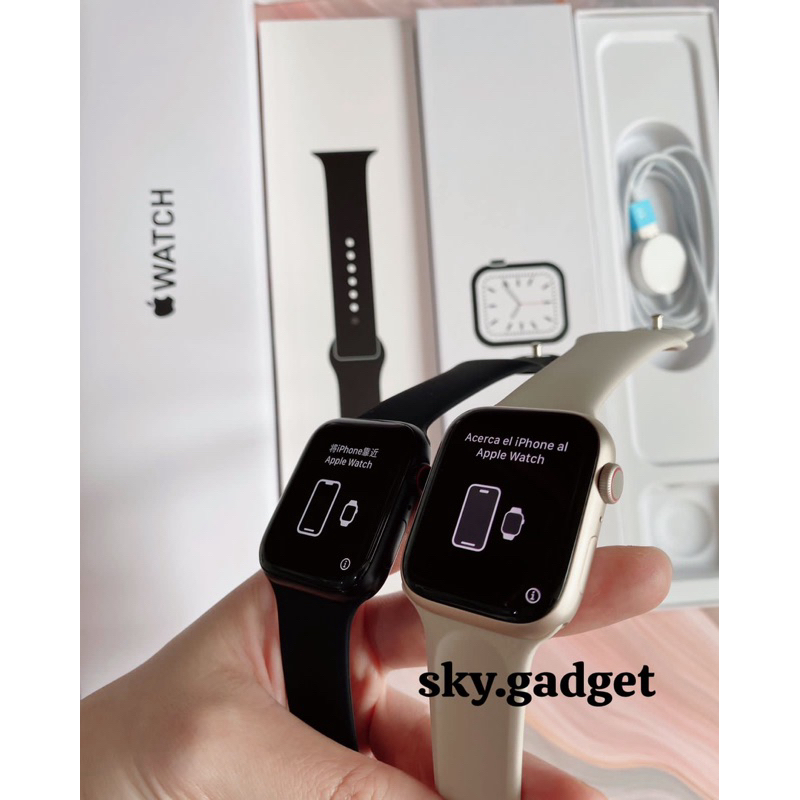 Apple Watch / iwatch Seri 7 Seri 8 / S7 S8 / 41mm 45mm Second Original 100% Fullset Like New Bergara