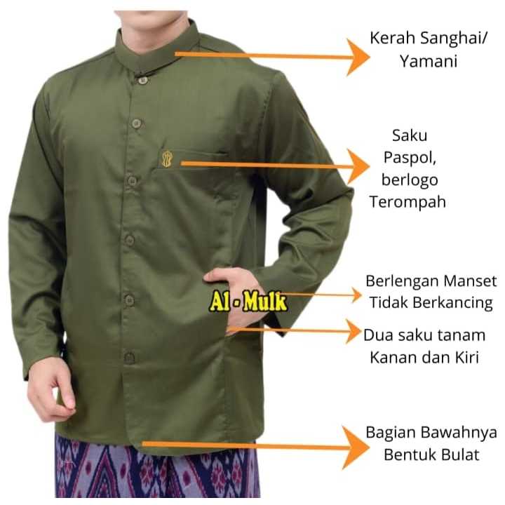 Baju Koko Pria Exclusiv Koko Semi Jass AL MULK Collection