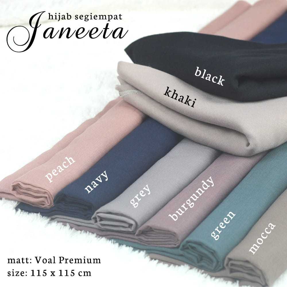 [Al Mia Hijab] Hijab Voal polos LC