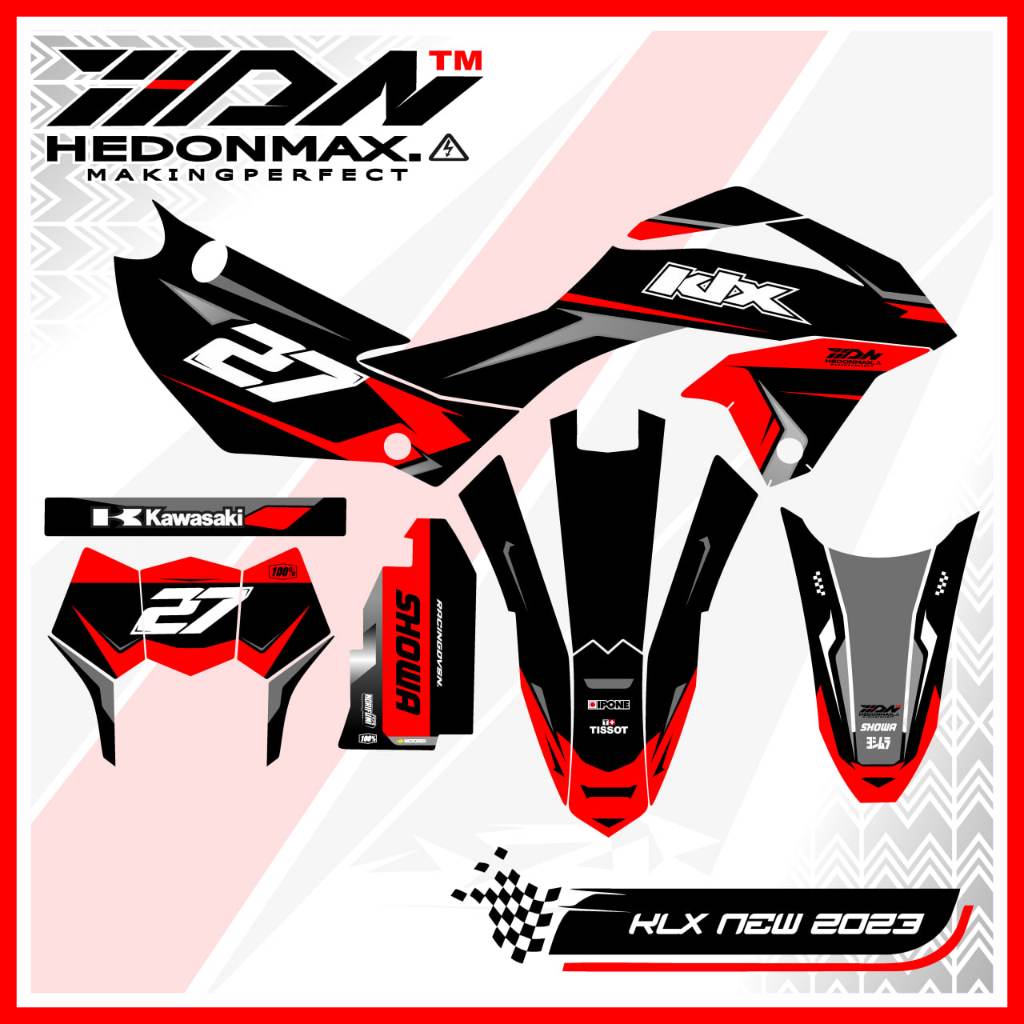 Decal KLX 150 SM SE 2023 - Stiker Fullbody KLX 2023 Simpel Keren