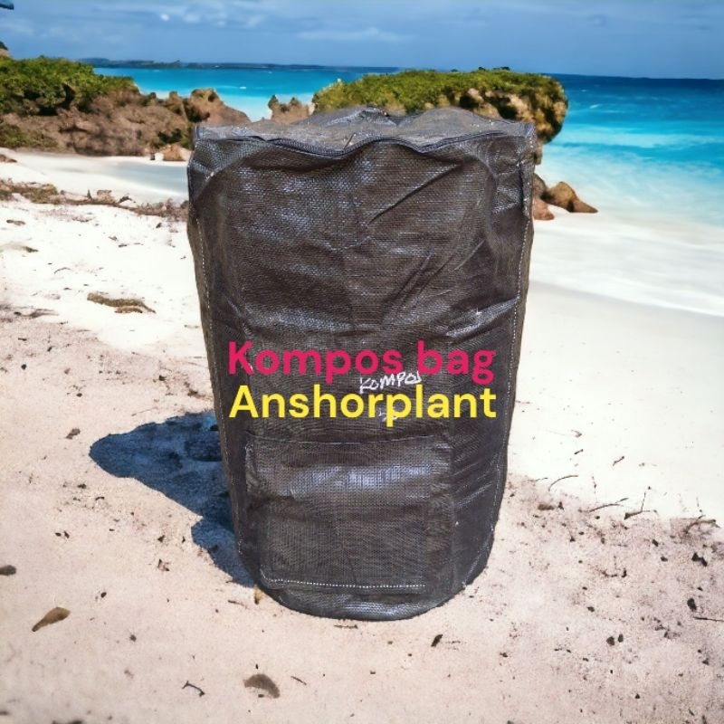 kompos bag media pupuk sampah organik 2 varian liter hitam