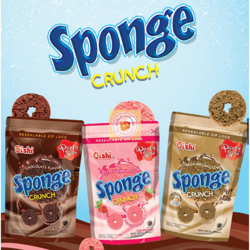 

Oishi Sponge Wafer All Varian Coklat / Strawberry / Mocha