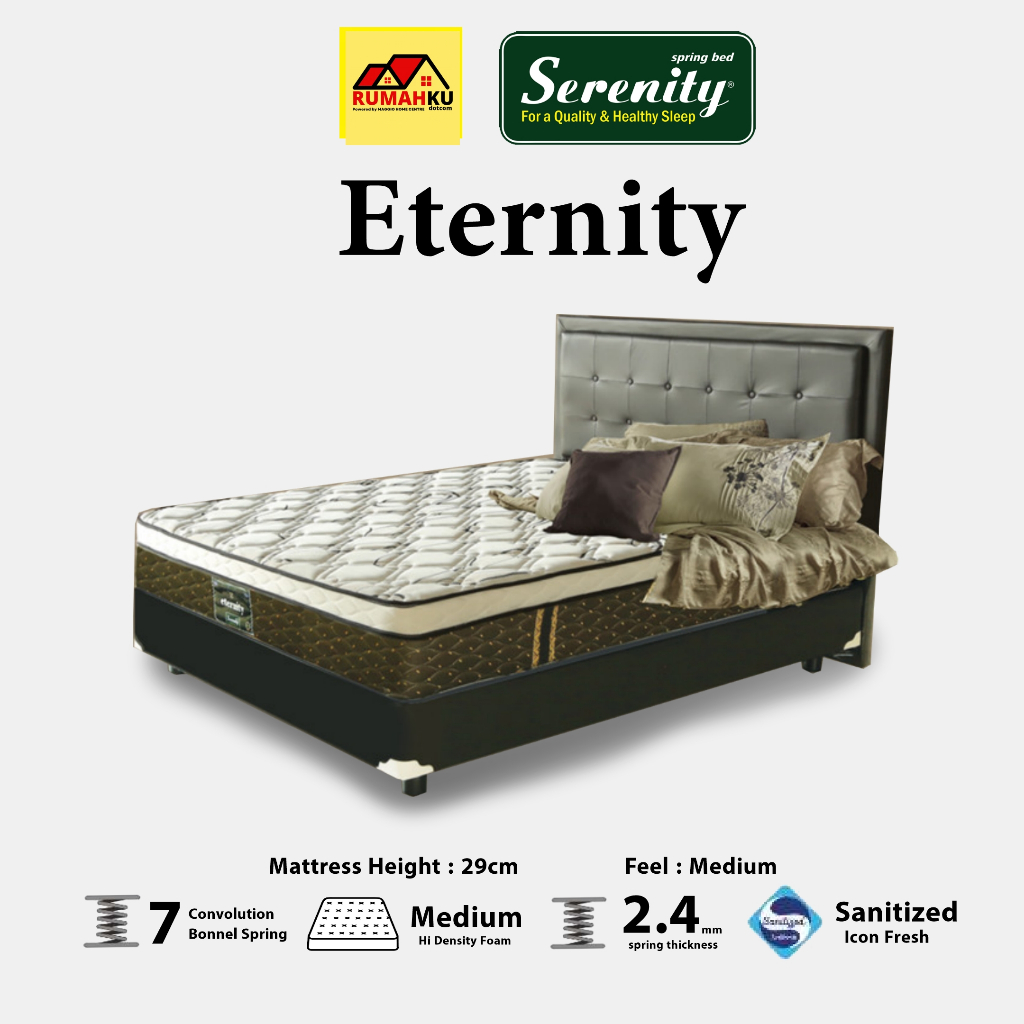 KASUR SPRINGBED - MATRAS SPRINGBED - KASUR ELITE SERENITY ETERNITY - SERENITY