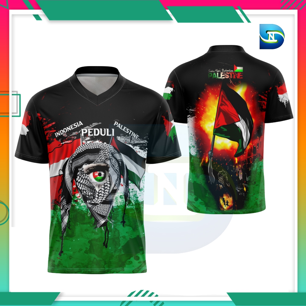 KAOS PRIA SAVE PALESTINA BAJU KAOS PALESTINA