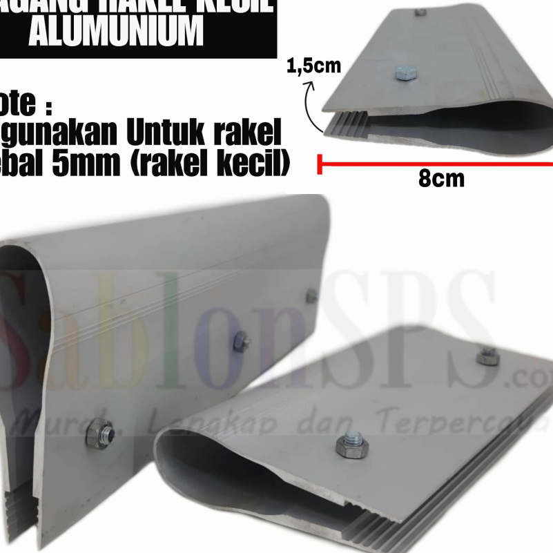 

➧✾ Gagang Rakel Kecil Alumunium Sablon 25cm Baut Luar Laris