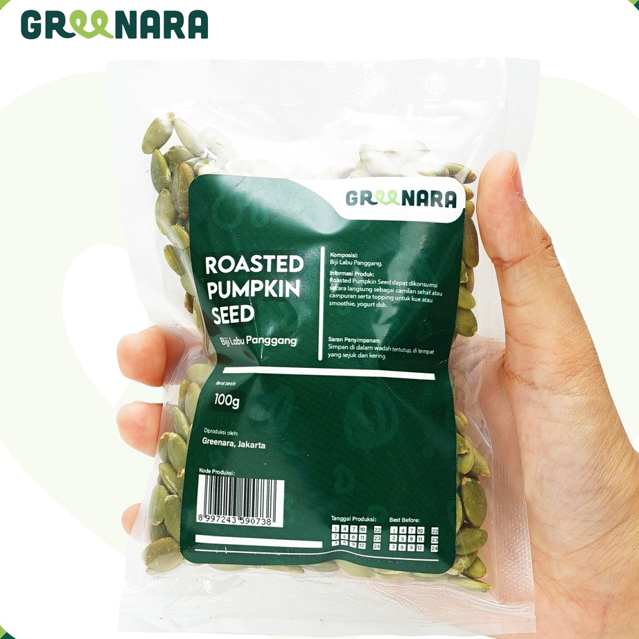 

Pasti Murah Biji Labu Panggang 100gr / Roasted Pumpkin Seed Bayar Di Tempat