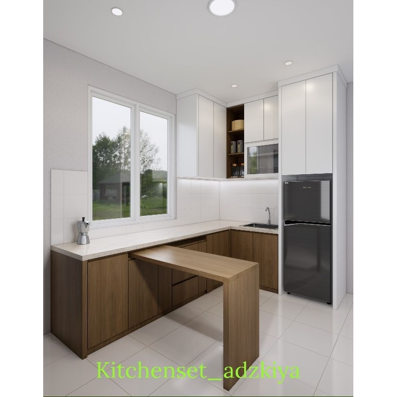 Kitchen set minimalis CUSTOM / kitchenset HPL / Kitchenset mewah
