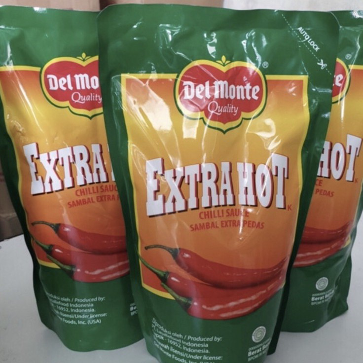 

Model Baru delmonte saos sambel /extra hot / chilli sauce / kemasan 1kg Best Product