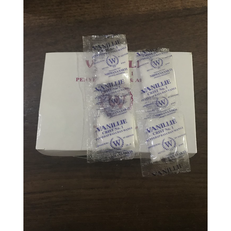 

Diskon ISI 100PCS VANILLIE W CRIST NO.1 PENYEDAP RASA & AROMA | VANILI W WANGI | VANILI CRIST