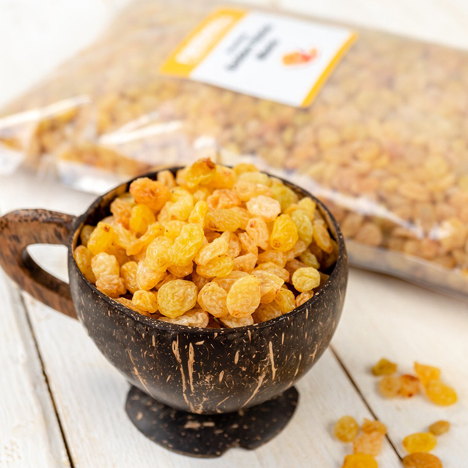 

➭➱✥❄ Golden Raisin Simin Manis Organik 1 KG / Kismis Emas 1 KG