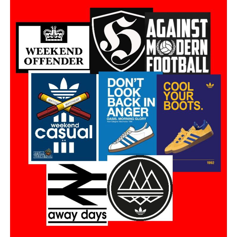 

STICKER PACK-CASUAL FOOTBALL